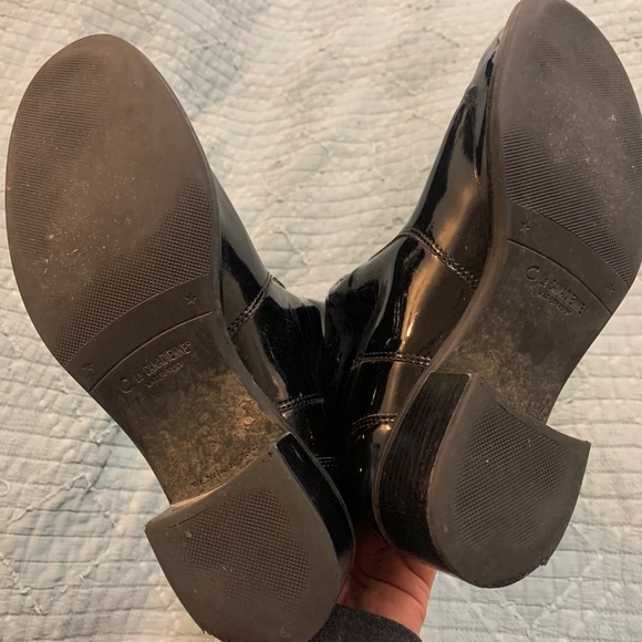 La Canadienne Tall pull on patent boots waterproof! - Picture 2 of 8